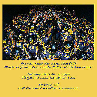 Come Party With Me: Tailgate — Invite