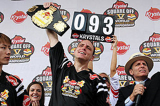 Chestnut Defeats Kobayashi in Hamburger Eating 
