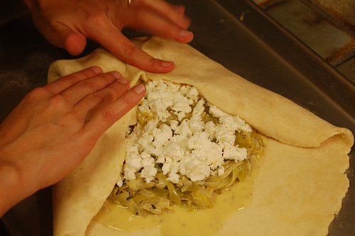 Leek & Goat Cheese Galette