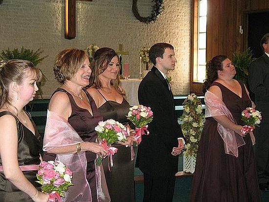 My attendants.  My brother was a bridesman.