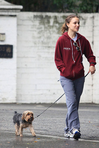 Natalie Portman Walks Her Dog Natalie Portman Walks Her Dog