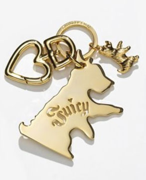 Juicy Couture Scottie Key Fob Juicy Couture Scottie Key Fob