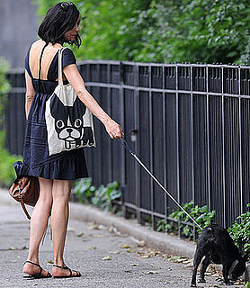 Found! Famke Janssen and Licorice Love Luna, Too!