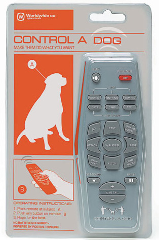 Control a Dog Remote Powered by Positive Thinking