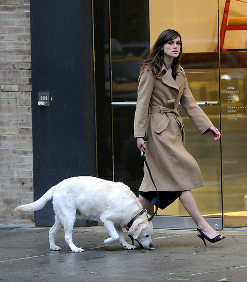 In the Spotlight: Keira Knightley Films "Last Night" in NYC In the Spotlight: Keira Knightley Films "Last Night" in NYC