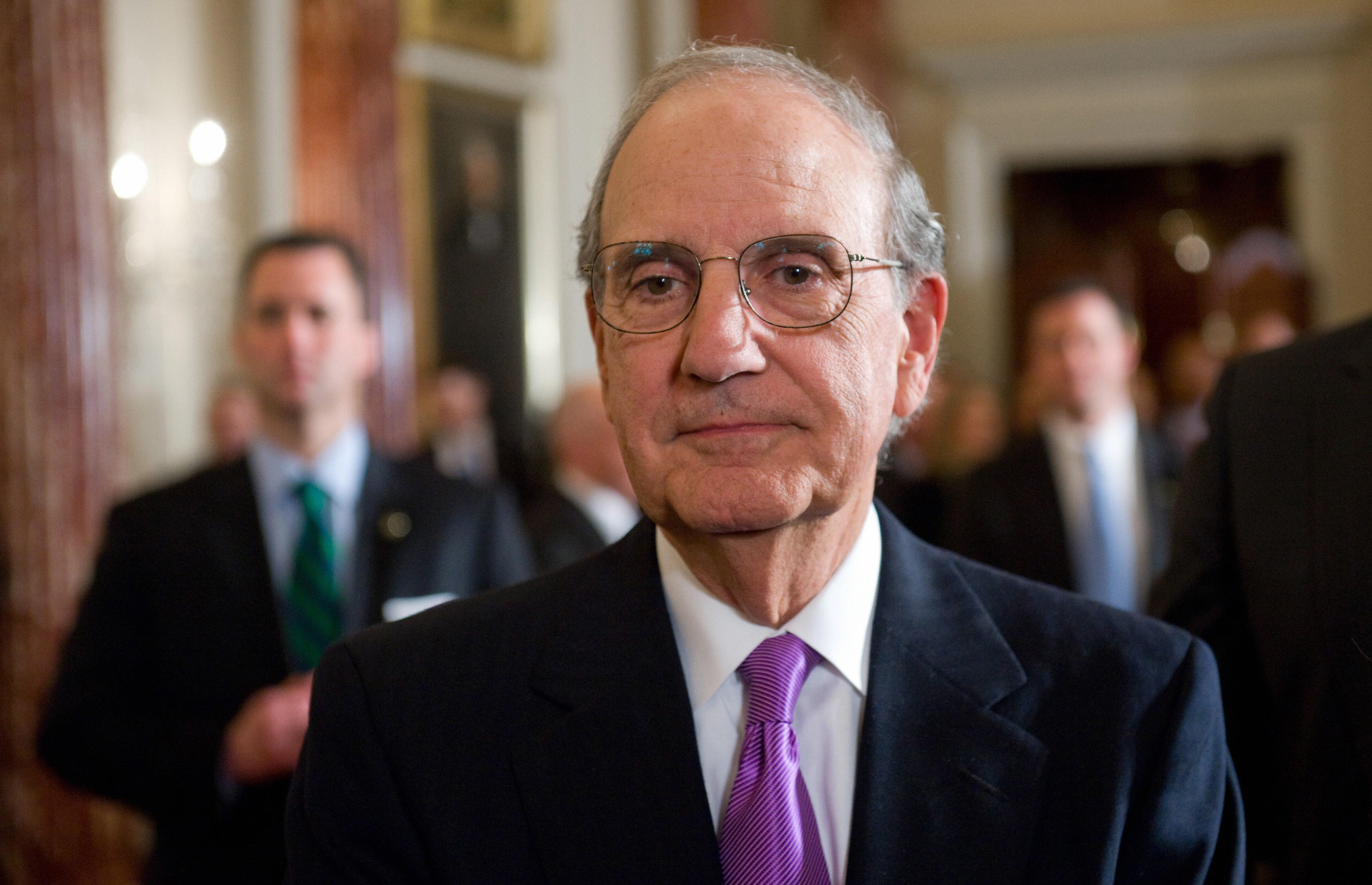 President Barack Obama's newly named Special Envoy to the Middle East at the State Department yesterday. President Barack Obama's newly named Special Envoy to the Middle East at the State Department yesterday.