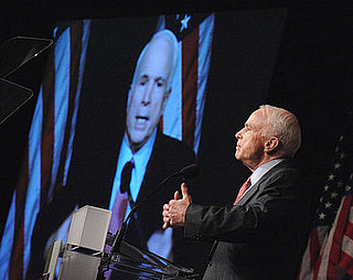 McCain Sheds His "Green Speech" Skin, Shines Amid Protests