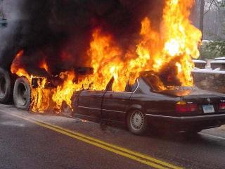 German Man Torches Car to Protest High Gas Prices