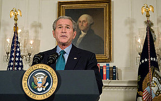 Front Page: Bush Implores Congress, Pirate Shoot-Out, More Than 140 Dead in Temple Stampede