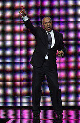 Pictures of Colin Powell at the Africa Rising Festival