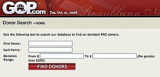 The RNC Small Donor Look Up Tool: Gimmick or Great?
