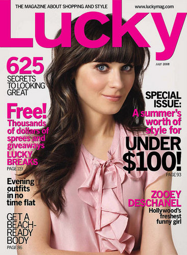 Zooey Deschanel Lucky Magazine Contest
