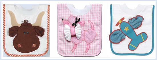 Mullins Square Bib and Washcloth