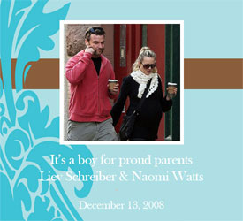 Baby Schreiber's Name Is...