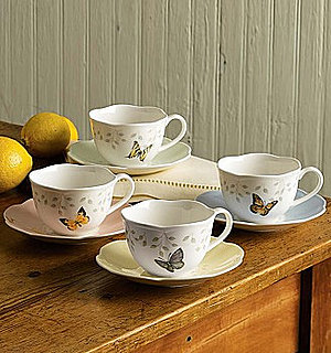 Teacups for a Baby Shower