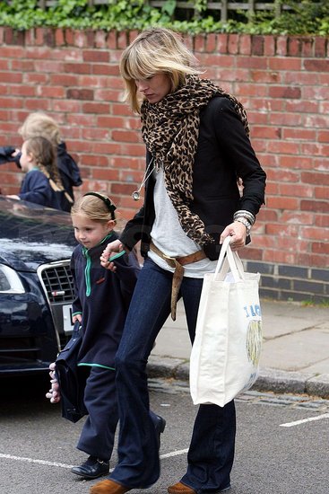 Kate Moss and daughter Lila ran errands back home in London. Kate Moss and daughter Lila ran errands back home in London.