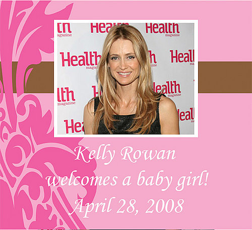 Kelly Rowan Has a Baby