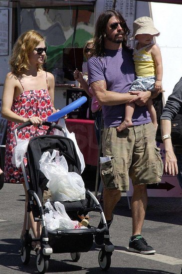 Dave Grohl Strolls with His Girls Dave Grohl Strolls with His Girls