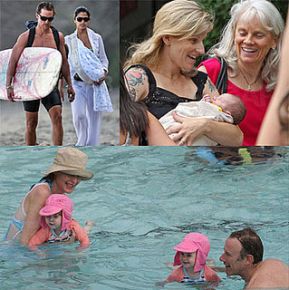 Celebrities and Their Babies Over the Weekend 2008-07-28 14:30:53