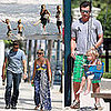 Celebrities and Their Babies Over the Weekend 2008-08-18 15:02:47