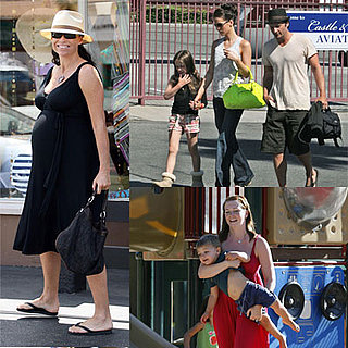 Celebrities and Their Babies Over the Weekend 2008-08-25 15:00:12