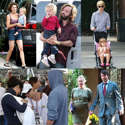 Celebrities and Their Babies Over the Weekend 2008-09-15 15:00:16 Celebrities and Their Babies Over the Weekend 2008-09-15 15:00:16