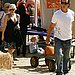 The Stefani-Rossdales Chug Along at the Pumpkin Patch