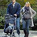 The Schreiber Family Takes a Leisurely Stroll
