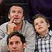 The Beckham Boys Keep Their Chins Up