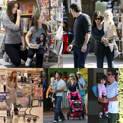 Celebrities and Their Babies Over the Weekend