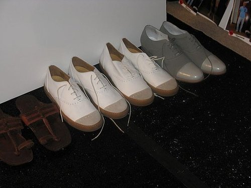 Backstage at Perry Ellis Backstage at Perry Ellis