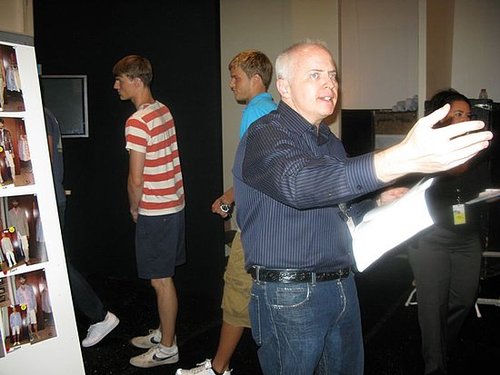 Backstage at Perry Ellis Backstage at Perry Ellis