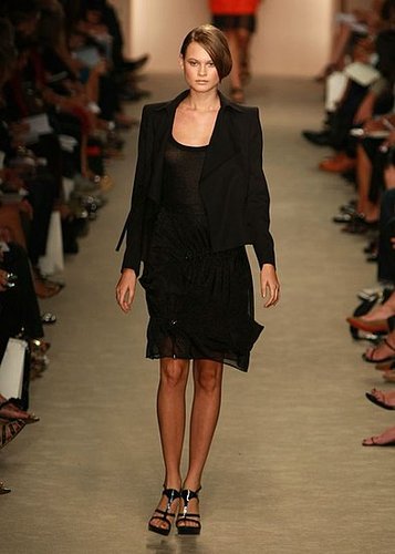 New York Spring 2009 Trend Reports: Black Day Dresses New York Spring 2009 Trend Reports: Black Day Dresses