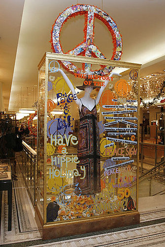 Barneys "Have A Hippie Holiday" Holiday Windows Barneys "Have A Hippie Holiday" Holiday Windows