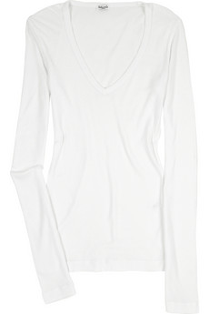 Splendid V-Neck Cotton Shirt $46, Net-a-Porter Splendid V-Neck Cotton Shirt $46, Net-a-Porter