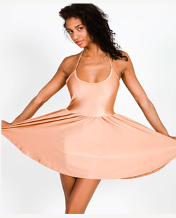 Nylon Tricot Figure Skater Dress $48, American Apparel Nylon Tricot Figure Skater Dress $48, American Apparel
