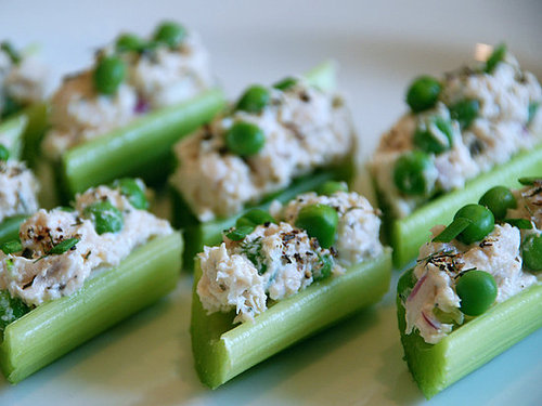 Chicken Salad with Peas in Celery Ribs Chicken Salad with Peas in Celery Ribs