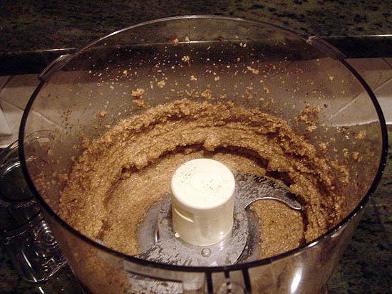 Pecan paste again. Pecan paste again.