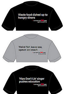 Would You Wear a CNN Headline on Your Shirt?