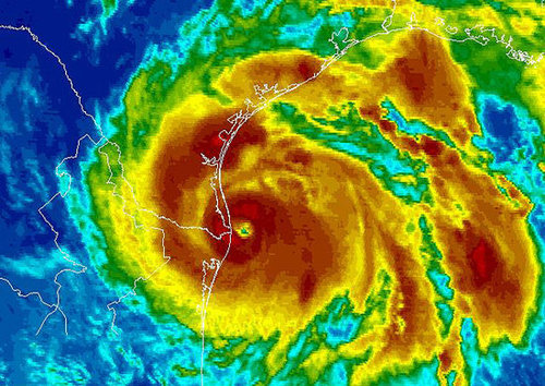 Pictures of Hurricane Dolly in Texas