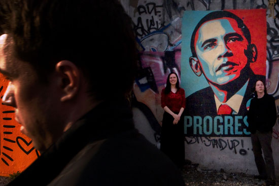 Graffiti Is Progress in NYC: Obama Street Art Graffiti Is Progress in NYC: Obama Street Art