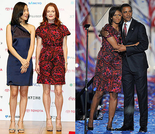 Who Wore It Better? Thakoon Red and Purple Print Dress