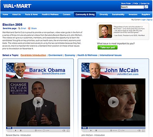 Fab Flash: Wal-Mart Gets Political 