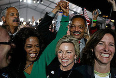 Barack Obama Supporters Party Likes It's 2008 Barack Obama Supporters Party Likes It's 2008