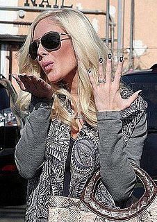 Heidi Montag Wears Chanel Logo on Nail Polish