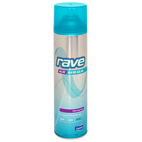 Review of Suave 4x Mega Rave Hairspray