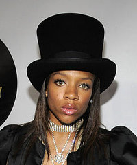 Lil' Mama at Fashion Rocks: Hair and Makeup