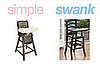 Simple or Swank: Wooden High Chairs
