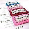Days of the Week Hairclips