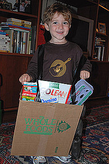 Ecoween:  Cardboard Box Grocery Bag